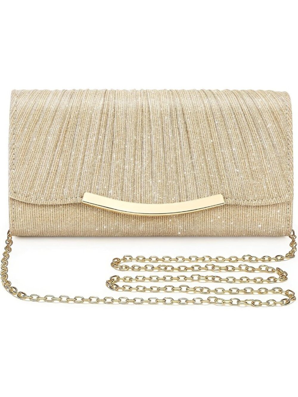Glitter Clutch Evening Bag for Women | Formal Party Handbag | Stylish Purse